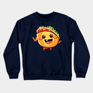 kawaii Taco T Shirt cute potatofood funny Crewneck Sweatshirt